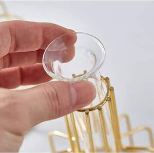 Jarrón de metal de diseño moderno, maceta decorativa de forma geométrica minimalista para oficina en casa o sala de exposición, mesa de exhibición de flores hermosa - Product Image 2