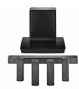 NEW 100 TOP LIFESTYLE 650 WHITE or BLACK 5 <b>Speakers</b> 2.1 Channel Aluminium Alloy Wireless Mini Home Theatre System - Product Image 3