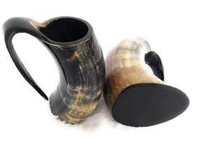 Taza Artesanal de Cuerno de Buey Natural, Pulida, Duradera, Moderna, Regalo Empresarial, Logotipo Personalizado, Taza Premium para Beber - Product Image 3