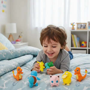 Lot de 6 figurines animées Pokémon en provenance du Japon - Product Image 6