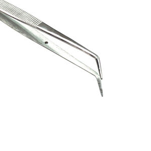 Pinzas médicas OEM con fórceps manuales de pico curvo dentado para vestir y alicates de algodón quirúrgico de tejido con pinzas pico - Product Image 5