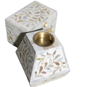 Soporte de quemador de incienso de nácar de lujo, difusor de aromaterapia de anís estrellado Bakhoor para iluminación de incienso árabe de Ramadán Eid - Product Image 3
