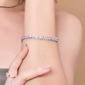 Top Demanded Luxury Diamond <b>Bracelet</b> Custom Fine Jewelry Diamond Bangle for Women Available at Affordable Price - Product Image 2