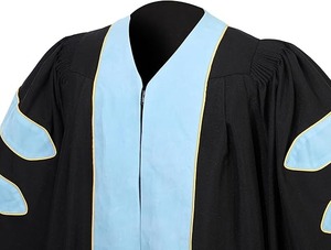 ชุดครุยรับปริญญาเอกแบบยูนิเซ็กซ์ พร้อมหมวกครุย 8 แฉก สำหรับเครื่องราชอิสริยาภรณ์ทางวิชาการ - Product Image 4