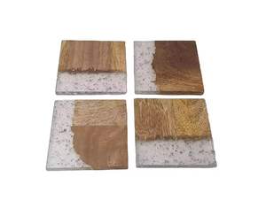 Printed Wooden Custom Logo Handmade Durable Hot Selling <b>Coasters</b> for Home Kitchen & Offices Table Top <b>Slate</b> <b>Coasters</b> <b>Placemats</b> - Product Image 2