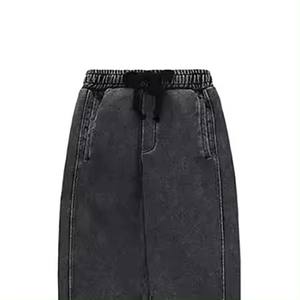 Pantalones de lavado ácido de algodón de alta calidad Diseño de secado rápido y transpirable Estilo informal de tendencia con colores personalizados - Product Image 4