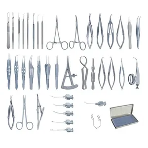Kit de Instrumentos Profesionales para Cirugía Ocular ECCE, Herramientas Manuales para Extracción de Cataratas - Product Image 1
