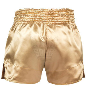 Shorts de Muay Thai pour hommes les plus vendus, en spandex/polyester, séchage rapide, respirant, MMA, kick-boxing, entraînement, personnalisez votre propre logo - Product Image 3