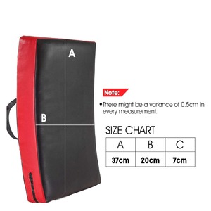 Quality Curved Leather <b>Kick</b> Pad For Heavy <b>Kick</b> Training Fitness Workout <b>Kick</b> <b>Shields</b> Custom Made Shock Absorbing - Product Image 6