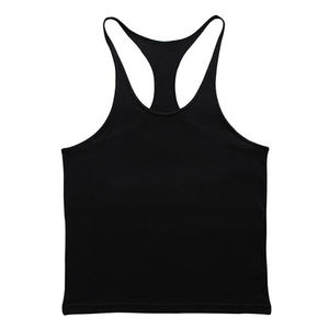 Gilet de gymnastique à séchage rapide pour hommes débardeur musculaire vierge décontracté pour le sport de fitness tricoté technique de tissage lavé - Product Image 3