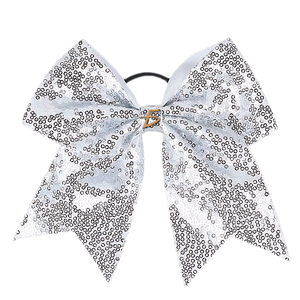 Fiocco elastico per capelli in verde, bianco, rosso e nero con finitura lucida, accessori per lo styling - Product Image 3