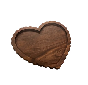 Planche de service à découper au fromage en forme de coeur en bois avec design d'amour personnaliser l'emballage à vendre - Product Image 5