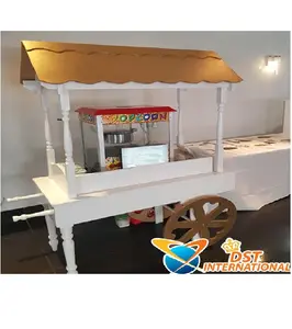 Classic Wedding Wooden Candy and Food Cart Wooden Sweet Cart For Wedding & Parties Wedding Event Sweet/Candy Cart For Sale