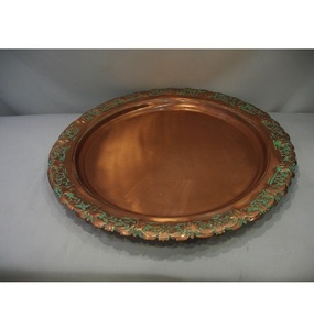 Assiette de service en métal Offre Spéciale de qualité supérieure vintage au design unique et moderne en émail fini pour la décoration de table et la cuisine - Product Image 5