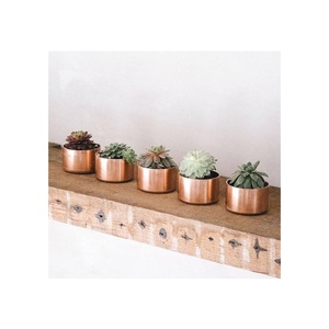 Nouvelle arrivée Vintage décoration de la maison jardinières en métal Pot de fleur plantes herbes Pot conteneur à prix attractif - Product Image 1