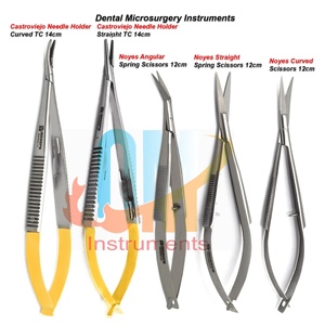 ชุดเครื่องมือผ่าตัดจุลศัลยกรรมทางทันตกรรม 5 ชิ้น ได้รับการรับรองมาตรฐาน CE คุณภาพพรีเมียม ใช้งานด้วยมือ ผลิตจากเหล็กกล้าไร้สนิมเยอรมัน ฆ่าเชื้อได้ นำกลับมาใช้ใหม่ได้ - Product Image 2