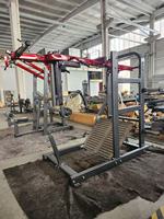 Machine à Squat à Pendule SK, Appareil Commercial de Musculation pour Salle de Sport, Machine à Squat à Charge de Plaques pour Entraînement des Jambes, Équipement de Fitness Direct