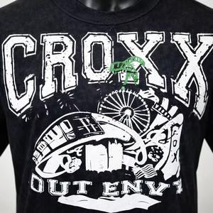 เสื้อยืดถักพิมพ์โลโก้ตามสั่งขายส่งปี 2026 สำหรับผู้ชาย ผ้าฝ้าย 100% ทรงหลวม แห้งเร็ว ระบายอากาศได้ดี คุณภาพพรีเมียม - Product Image 2