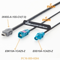 Connecteur Jack Industriel Ix vers H-MTD, Splitter Y, Câble AEcable 2Y, Réseau Ethernet Automobile Vectoriel, Câble Rosenberger HMTD