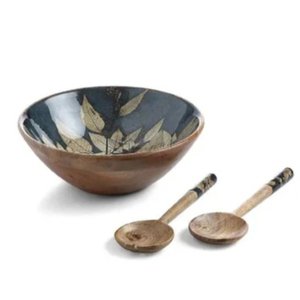 Highest Quality Mango Wood Salad <b>Bowl</b> With Hand Finished <b>White</b> Modern Round Wooden <b>Serving</b> <b>Bowl</b> For Home Decor <b>Bowl</b> On Sale - Product Image 5