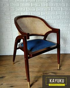 Silla de ratán con respaldo Curvo - Product Image 1