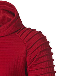 เสื้อมีฮู้ดผ้าคอตตอนโอเวอร์ไซส์ผ้าฟลีซแบบหนาระบายได้ผ้าขนแกะระบายได้ดีไม่มีลายปรับแต่งได้ - Product Image 2