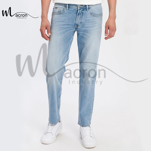Jeans droits mi-hauts, nouvelle conception, légers, respirants, meilleur fournisseur avec logo personnalisé, écologiques, disponibles en différentes couleurs - Product Image 5