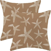 Housse de coussin carrée en coton noir, dernier design, tricotée douce, motif floral, décorative, pour la maison, l'hôtel, la chambre, le canapé
