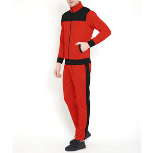 ชุดออกกำลังกายลายทางสำหรับผู้ชายเสื้อแจ็คเก็ตและกางเกงออกกำลังกายกางเกงวิ่งออกกำลังกาย - Product Image 2