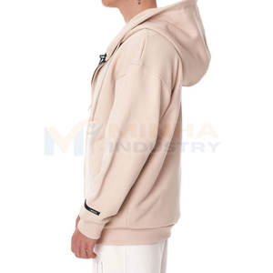 ชุดลำลองสไตล์โมเดิร์น เสื้อฮู้ดดี้ทรงหลวมโอเวอร์ไซส์ มีซิป ดีไซน์ทันสมัย ใส่ได้ทุกวัน เสื้อฮู้ดดี้โอเวอร์ไซส์มีซิป - Product Image 3