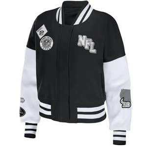 High Quality Breathable Lettermen Jacket for <b>Man</b> Custom Printed Streetwear for Winter New Arrival with Low MOQ - Product Image 1