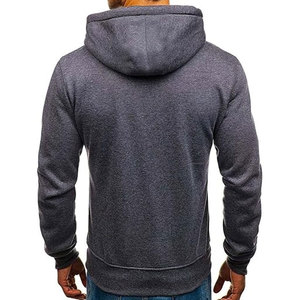 Embroidery Logo Custom Hoodies Side Pockets Oversize Zip Hoodie for Men <b>Purple</b> Print Zipper - Product Image 1