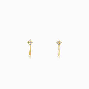 Pendientes de gota dorados con clase Accesorio de moda - Product Image 3