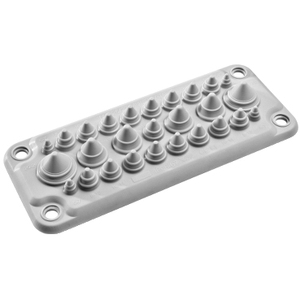 Per SCHNEIDER ELECTRIC NSYAECPFLT25 Passacavi a Membrana Tipo FL21 con 27 Ingressi IP66, Pressacavi Speciali - Product Image 1