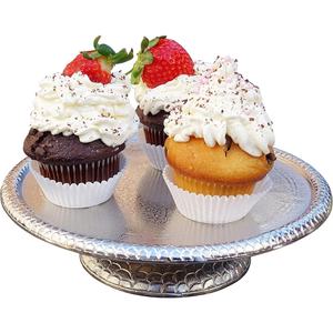 <b>3</b> <b>Tier</b> Green & Gold Color Metal Elegant & Sturdy Metal <b>Cake</b> <b>Stand</b> Perfect for Weddings, Parties, & Dessert Displays Durable - Product Image 4