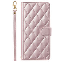 Étui de téléphone en cuir de luxe avec sangle, fonction tactile protectrice et élégante, compatible avec iPhone, disponible en 6 couleurs
