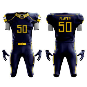 Uniforme de football américain personnalisé de haute qualité vente en gros ensemble de maillots de sublimation à manches courtes pour adultes enfants équipe de jeunes - Product Image 4