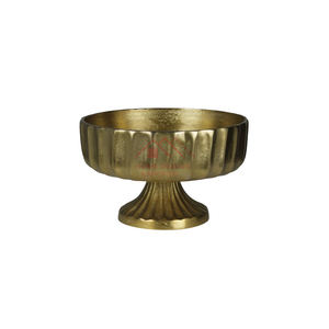 Jarrón de Metal con Acabado Antiguo de Latón, Cuenco de Lujo a Precio de Mayoreo - Product Image 1