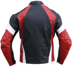 Chaqueta de Motociclista con Protección CE, Chaqueta de Cuero Genuino Personalizada 2025, Negra para Hombre, Impermeable de Alta Calidad para Todas las Estaciones - Product Image 4