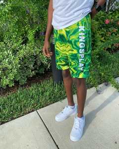 Wholesale Fashion <b>Men</b> Summer Set T-<b>shirt</b> Matching Shorts Gym Tracksuits Short Set Breathable Three Tone High Quality Summer Set - Product Image 3