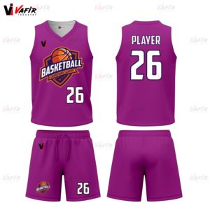 Cómodo conjunto de uniforme de baloncesto transpirable sin mangas que absorbe el sudor pantalones cortos equipo deportivo para ejercicio de verano vafir - Product Image 2