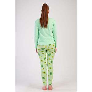 KADIN LYC SUPREM O YAKA UZUN KOL ETEGI OVAL MANSETLI TAYT PIJAMA TAKIM - เยซิล - เยซิล - Product Image 3