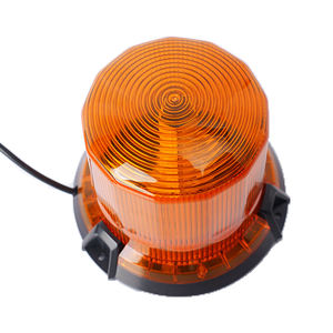 Balise rotative 90LED pour véhicules 10-80V Ambre Rouge Lampe d'urgence de sécurité étanche avec voyant stroboscopique magnétique - Product Image 2