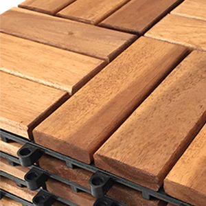 Carreaux de terrasse en acacia de haute qualité revêtement de sol intérieur contemporain en bois PVC anti-dérapant Vietnam emboîtement amovible boutons-pression pour l'extérieur - Product Image 3