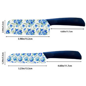 3 ensembles de couteaux de chef personnalisés faits à la main, petits, revêtement céramique, plastique de haute qualité, compatibles lave-vaisselle, approvisionnement en usine pour Shopify EBay - Product Image 2