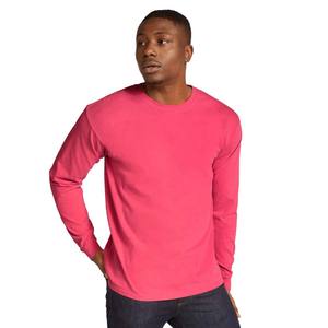 เสื้อยืดคอกลมแขนยาวผ้าคอตตอนเนื้อนิ่มระบายอากาศได้ดีสำหรับผู้หญิง - Product Image 4