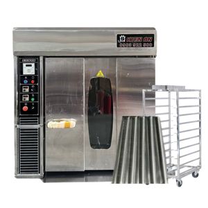 Four à pain de bonne qualité 8 plateaux en acier inoxydable garantie 1 an industrie pain Pe et palette en bois Kien An Vietnam fabricant - Product Image 3