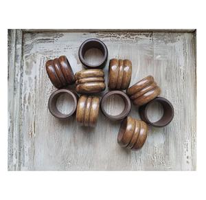 Rond de serviette en bois de meilleure qualité Articles de décoration de table et restaurants utilisés pour la décoration et les accessoires - Product Image 3