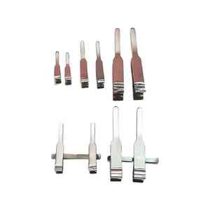 Pinzas Quirúrgicas Manuales Caronia de Acero Inoxidable, Microvasculares, Dobles, Aproximadoras, Nuevas Pinzas Vasculares Micro Acland, Certificadas por la CE - Product Image 3