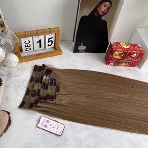 Extensiones de cabello Remy vietnamita # 6C de 24 pulgadas Premium Luxury Seamless Clip-In HD Lace Materia prima Cabello humano virgen de lujo - Product Image 3